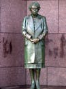Close-up of Eleanor Roosevelt statue at FDR Memorial, Washington D.C.