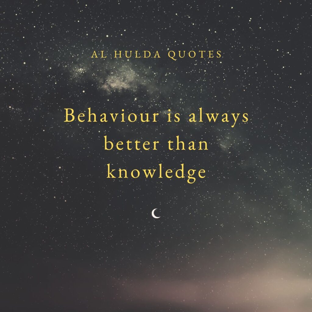 behaviour-is-always-better-than-knowledge